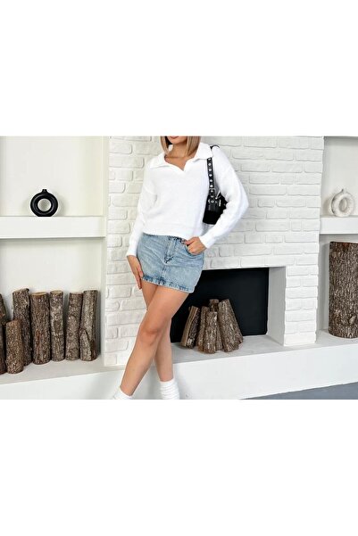 SUYA US WEAR Women's Polo Neck Soft Knit Sweater