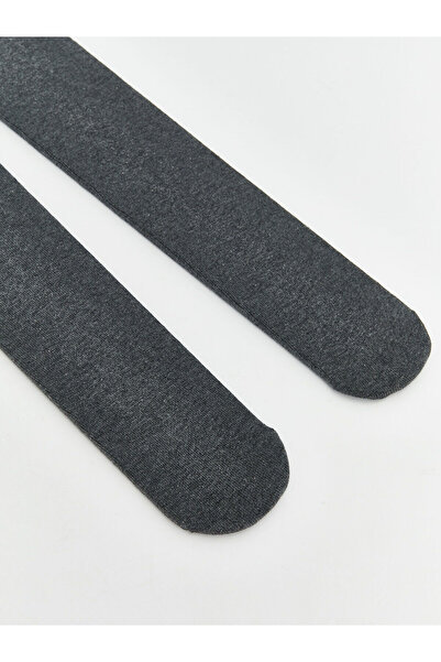 LC Waikiki Gray Basic Girls' Pantyhose 2-Pack