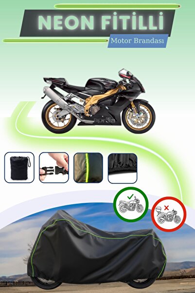 Cemku Cool غطاء محرك أسود متوافق مع نيون فيتيلي أبريليا RSV ميل