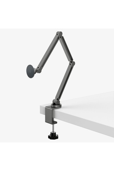 Spigen Βάση στήριξης τηλεφώνου OneTap Clamp MagFit Acrobat για τραπέζι με δυνατότητα MagSafe Space Grey - AMP09694