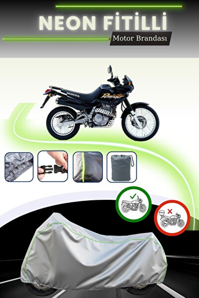 Cemku Cool غطاء محرك هوندا NX 650 دومينيتور باللون الرمادي قماش مجدّل حقيبة ب...