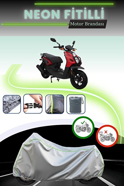 Cemku Cool رمادي قماش مجدّل حقيبة، غطاء محرك مونديال 150 أرجنت بدون قفل