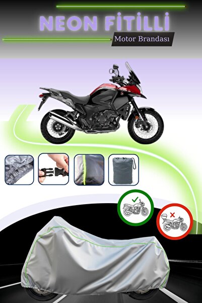 Cemku Cool Gray Neon Corded Honda Vfr 1200 X Crosstourer Dct Compatible Motor...