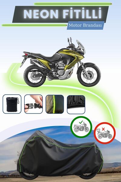 Cemku Cool غطاء محرك متوافق مع نيون فيتيل هوندا XL 700 ترانسالب باللون الأسود