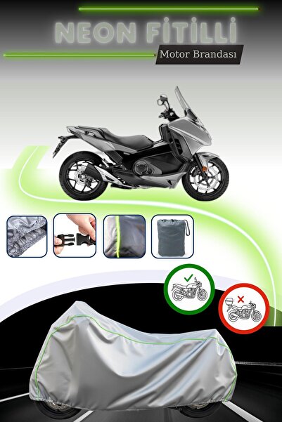 Cemku Cool Gray Corded Fabric Bag ,Lock Mismatched Honda Nc 750D Integra Engi...