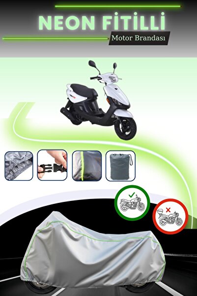 Cemku Cool Gray Neon Corded Fabric Rear Bag and Lock Mismatched Rks Rico Comp...