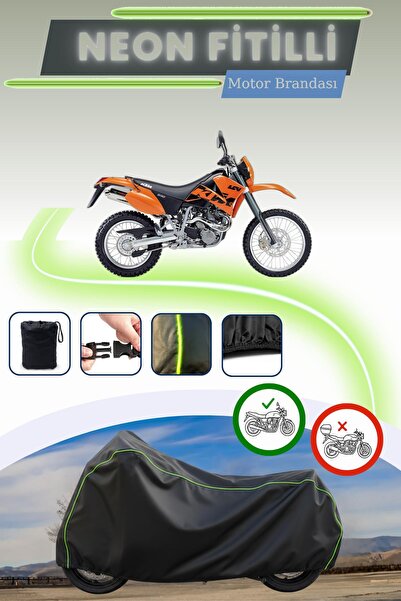 Cemku Cool قفل أسود قماش مجدّل حقيبة، لا يناسب دراجة KTM 640 Adventure ذات ال...
