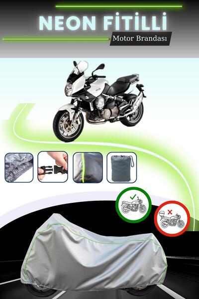 Cemku Cool قماش دراجة نارية رمادي اللون متوافق مع نيون فيتيل أبريليا مانا 850...