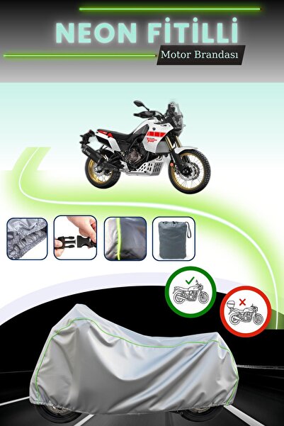 Cemku Cool غطاء محرك رمادي قماش مجدّل حقيبة متوافق مع ياماها تينيري 700 رالي ...