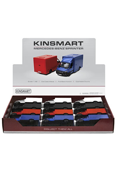 welcomein Toy Licensed Die-Cast 1:48 Scale Mercedes Benz Sprinter Pickup Truck 14 cm