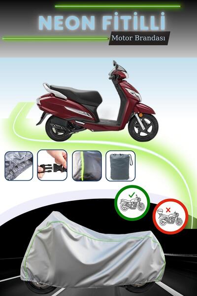 Cemku Cool حقيبة خلفية وقفل باللون الرمادي النيون قماش مجدّل غير متوافقة مع ق...