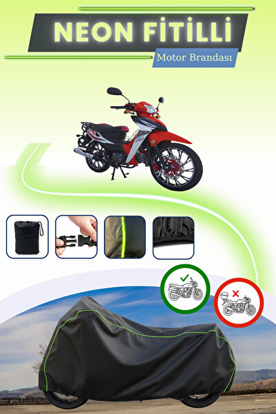 Cemku Cool أسود قماش مجدّل حقيبة، غطاء محرك موتوروكس أفريكا وولف بدون قفل