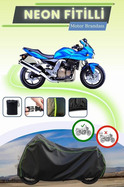 Cemku Cool قفل أسود قماش مجدّل حقيبة، لا يناسب دراجة كاواساكي Z 750 S النارية