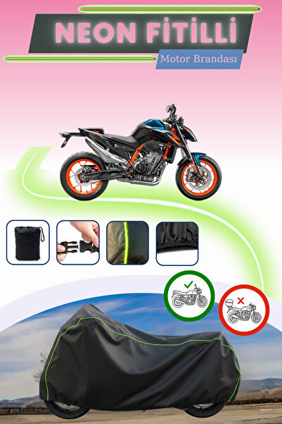 Cemku Cool قفل أسود قماش مجدّل حقيبة، لا يناسب دراجة KTM 890 Duke ذات المحرك ...