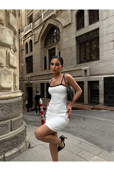 dolu butik LACE DETAILED DRESS