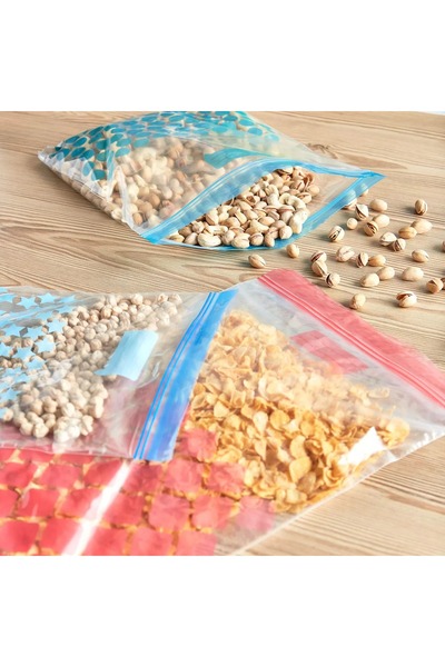 Geneic 30-Piece Double Zip Reaseable Lock Bag Set