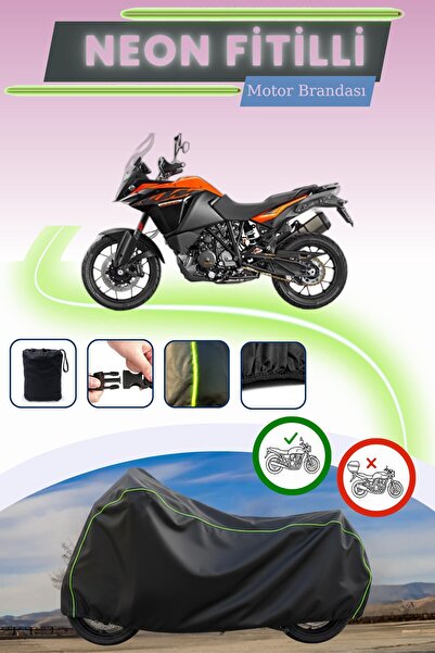 Cemku Cool قفل أسود قماش مجدّل حقيبة متوافق مع دراجة KTM 1090 أدفنتشر ذات الم...