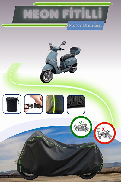 Cemku Cool قماش محرك متوافق مع قفل أسود NEON Fitilli كينغ موتور ريجيل 125