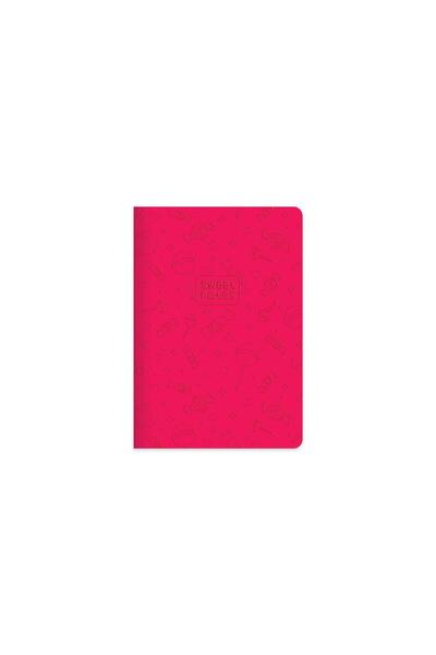 KESKİN COLOR دفتر ملاحظات من الجلد الحراري المخطط وغطاء صلب من نيون كاندي مقا...