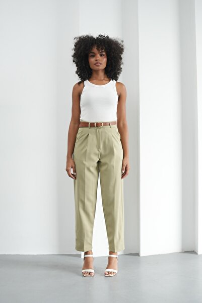 hakimoda Classic Belted Trousers