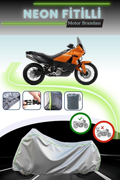 Cemku Cool غطاء محرك KTM 990 Adventure باللون الرمادي قماش مجدّل حقيبة مع قفل...