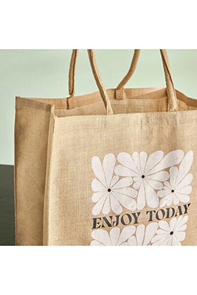 Generic Meadow Jute Lunch Bag