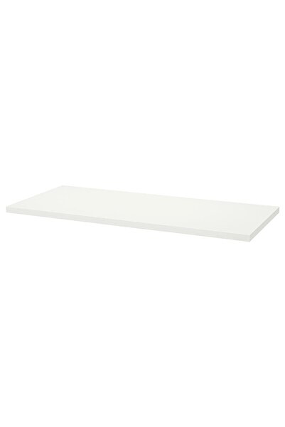 IKEA Çalışma Masası – Beyaz | 140x60 cm | Ayarlanabilir Metal Ayaklı | Modern ve Dayanıklı Tasarım