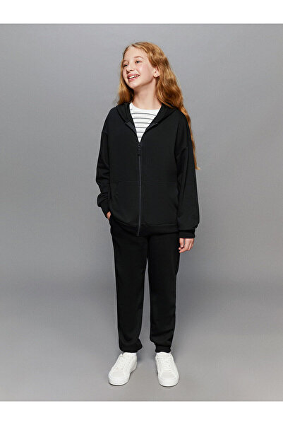 LC Waikiki LCW Kids Thick Jogger Sweat παντελόνι για κορίτσια με ελαστική μέση