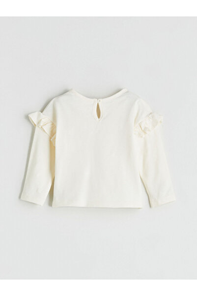 LC Waikiki New Season Crew Neck Floral Pattern Baby Girl Blouse and Leggings 2-Piece Set