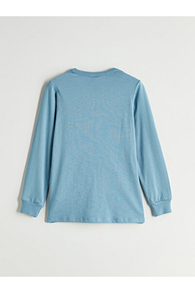 LC Waikiki Bisiklet Yaka Baskılı Erkek Çocuk Pijama