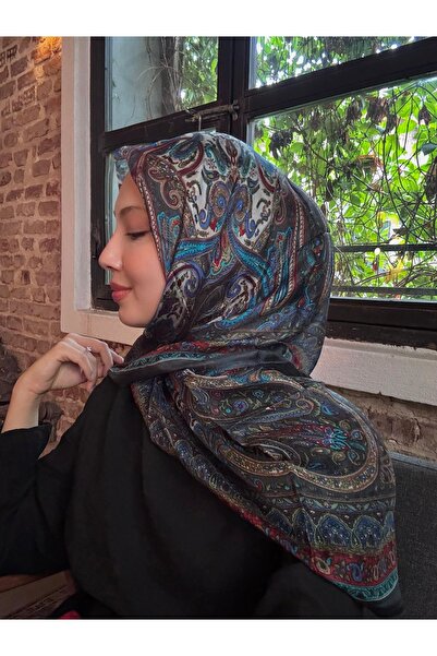 Ad Astra Scarf Saf Hint İpeği Eşarp