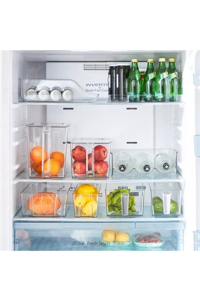 Generic Meleg Stackable Fridge Bin