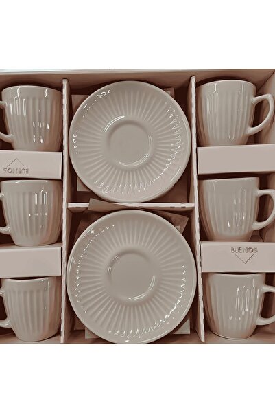 BUENOS طقم أكواب 6 قطع