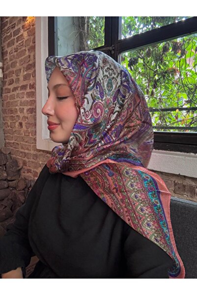 Ad Astra Scarf Saf Hint İpeği Eşarp