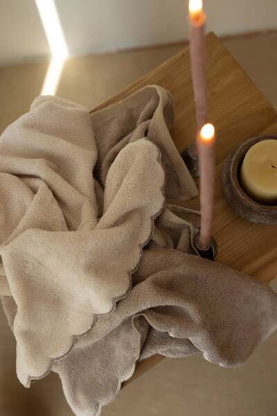 İrya Lindy Bamboo Hand Towel 50X90 cm Ecru