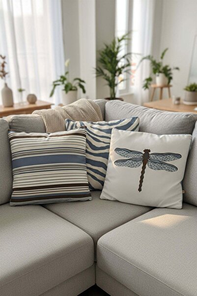 BELENAY Lior Triple Set Throw Pillow Cover 45X45 cm