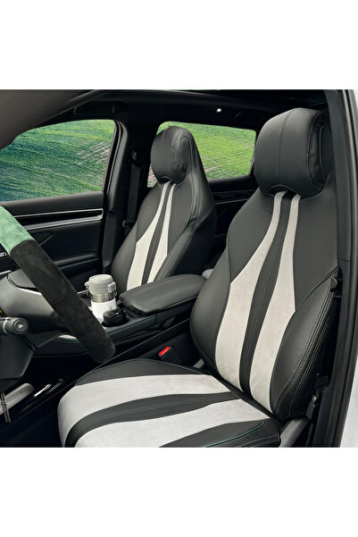 K-Design BYD SEAL U DM-İ Uyumlu  Araca Özel Oto Koltuk Kılıfı - Alkantara ve 1.Kalite Deri