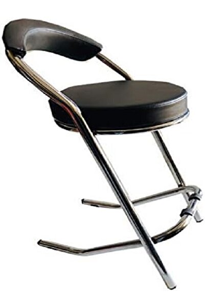 FUTURE FURNITURE كرسي دائري قابل للطي مع مسند ظهر – وسادة بيضاء