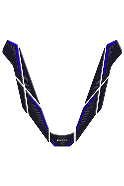 Redline Grafik Honda PCX 2025 Mavi Far Üstü Pad