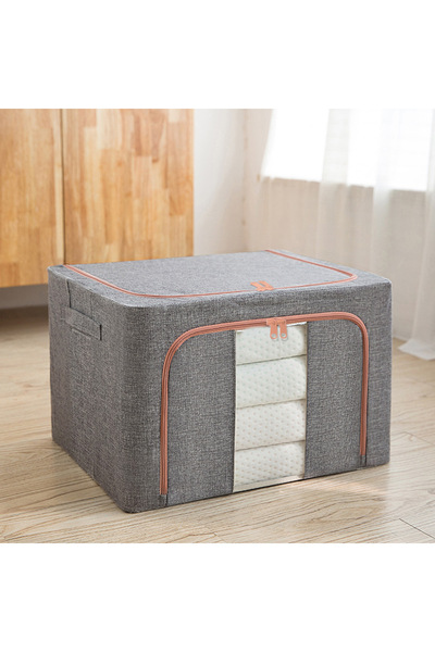 OEM Foldable Storage Box with Metal Frame, 66 liters