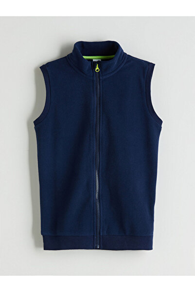LC Waikiki Seray New Season Mock Neck Fleece Boy's Vest