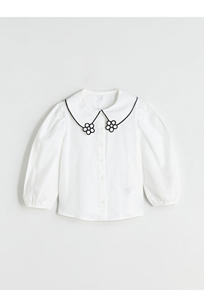 LC Waikiki Екру бебешка риза с яка за момичета