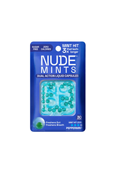 NUDE كبسولات النعناع لصحة الأمعاء من نيود - 30 كبسولة نعناع