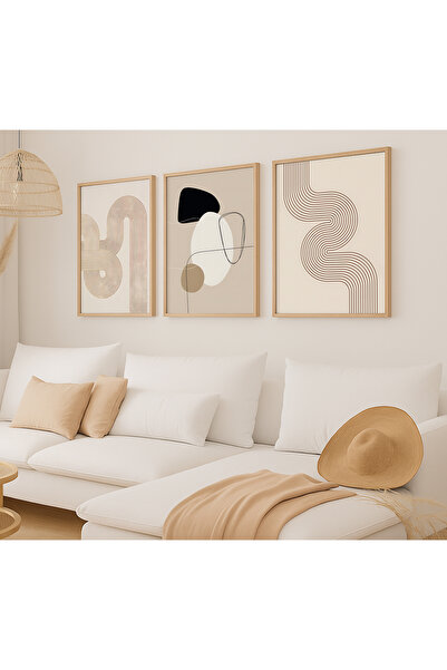 VOBA STORE SET DE TABLĂ MDF CU CADRU CU LINIURI MODERNE -90