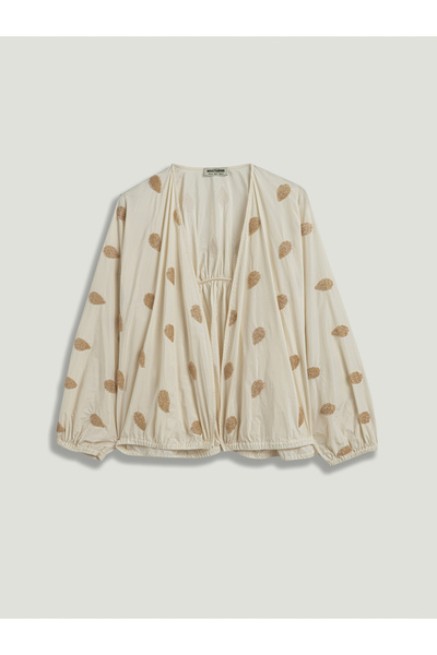 Nocturne Boncuk Brodeli Kimono