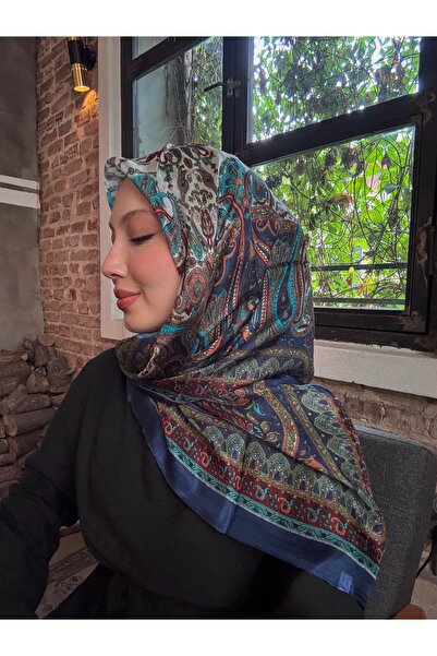 Ad Astra Scarf Saf Hint İpeği Eşarp