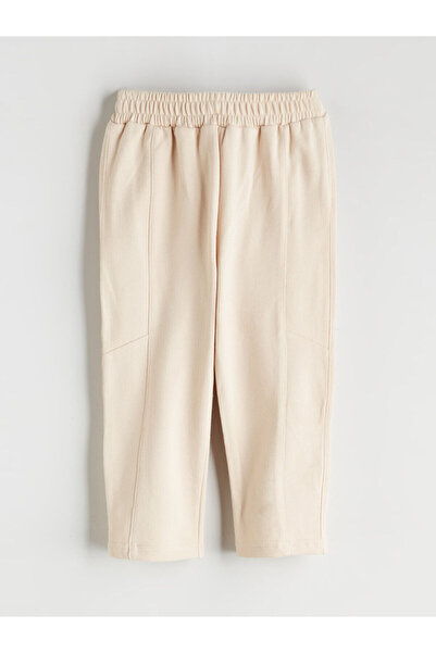 LC Waikiki Beige Elastic Waist Baby Boy Pants