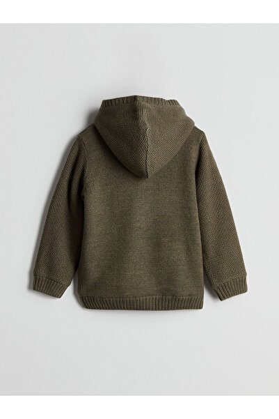 LC Waikiki Plus New Season Hooded Baby Boy Knitwear Cardigan