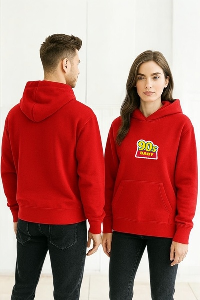 ArtYus 90's Baby Colorful cu imprimeu cu glugă Swea tricou