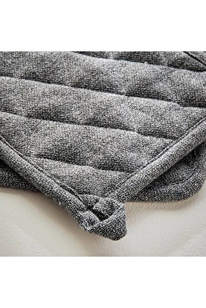 Generic Charcoal Chambray Pot Holder - Set of 2